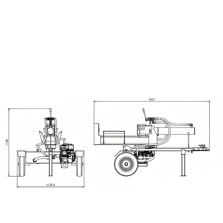 Rompedor de leña RLT22GVH ANOVA - Talleres Castor