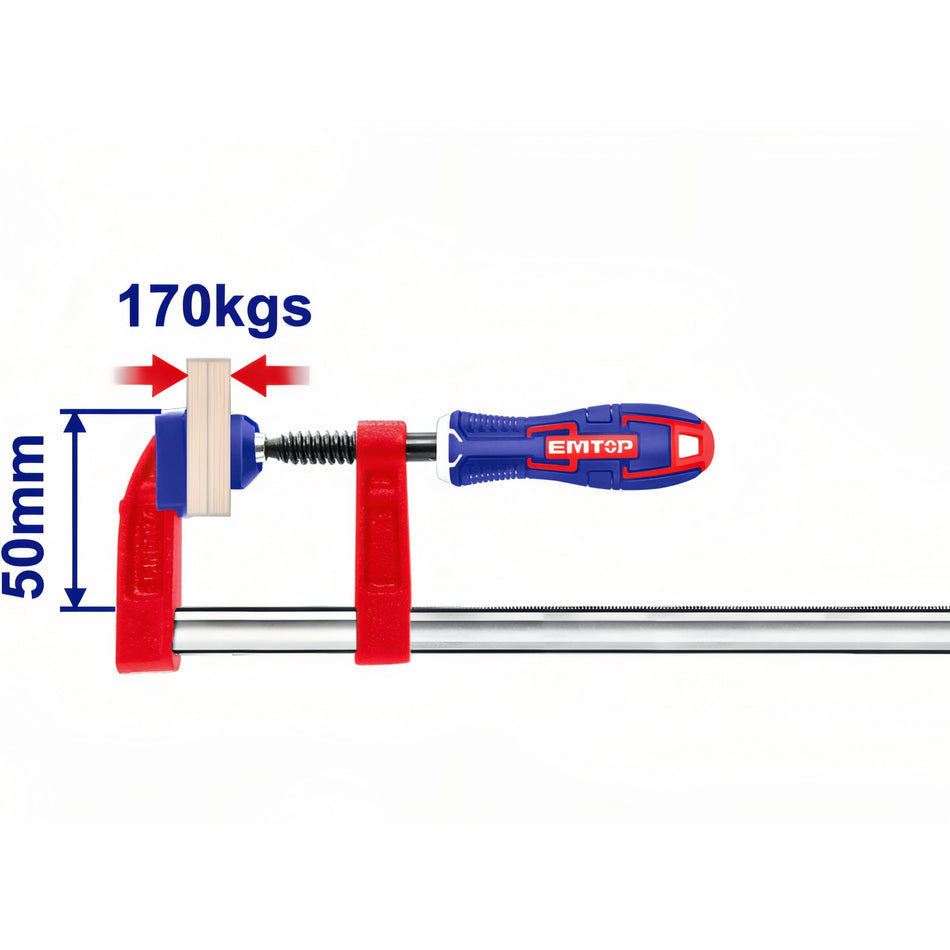 SARGENTO DE APRIETE 50x150 MM 170 KGS EMTOP