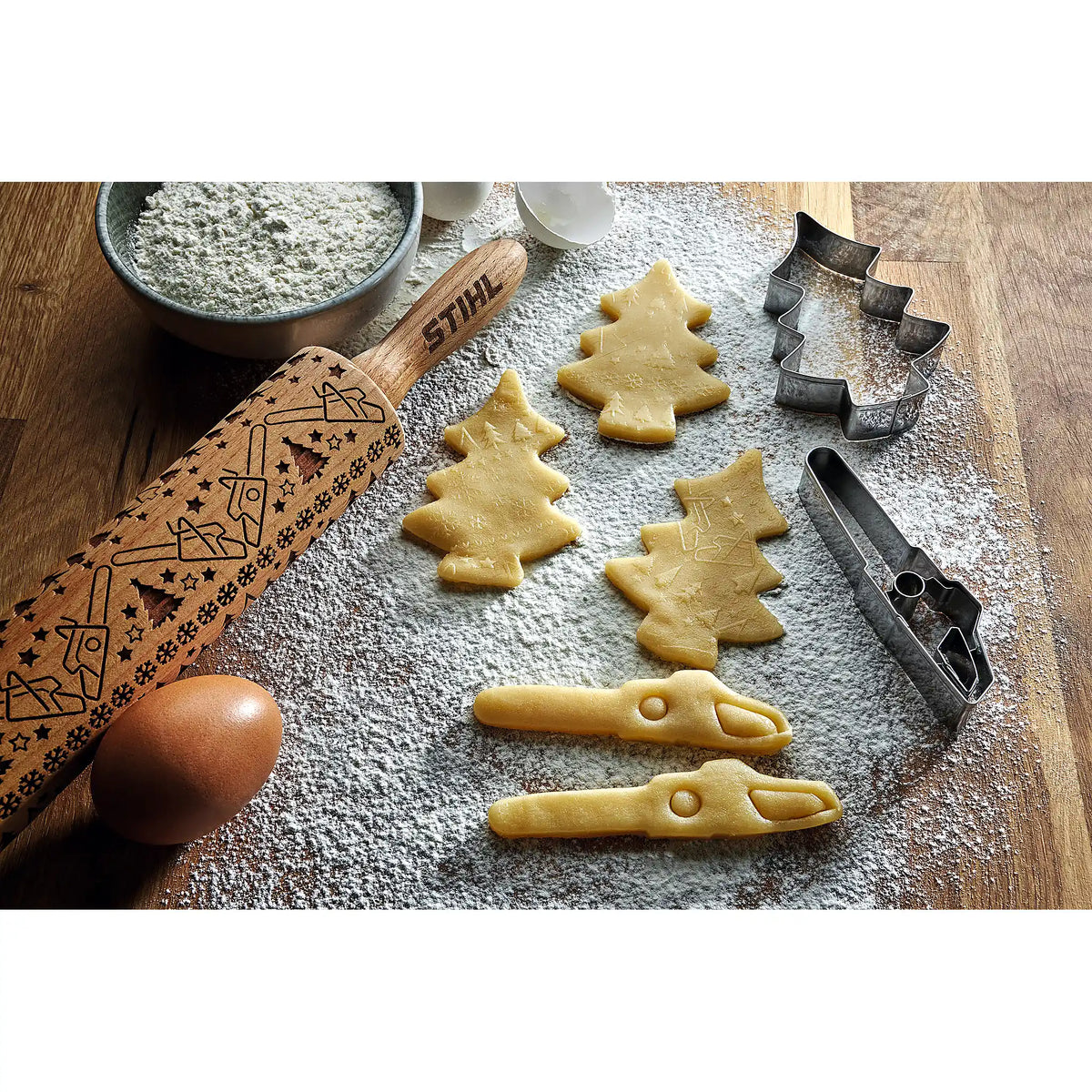 Set de 2 cortadores de galletas XMAS STIHL