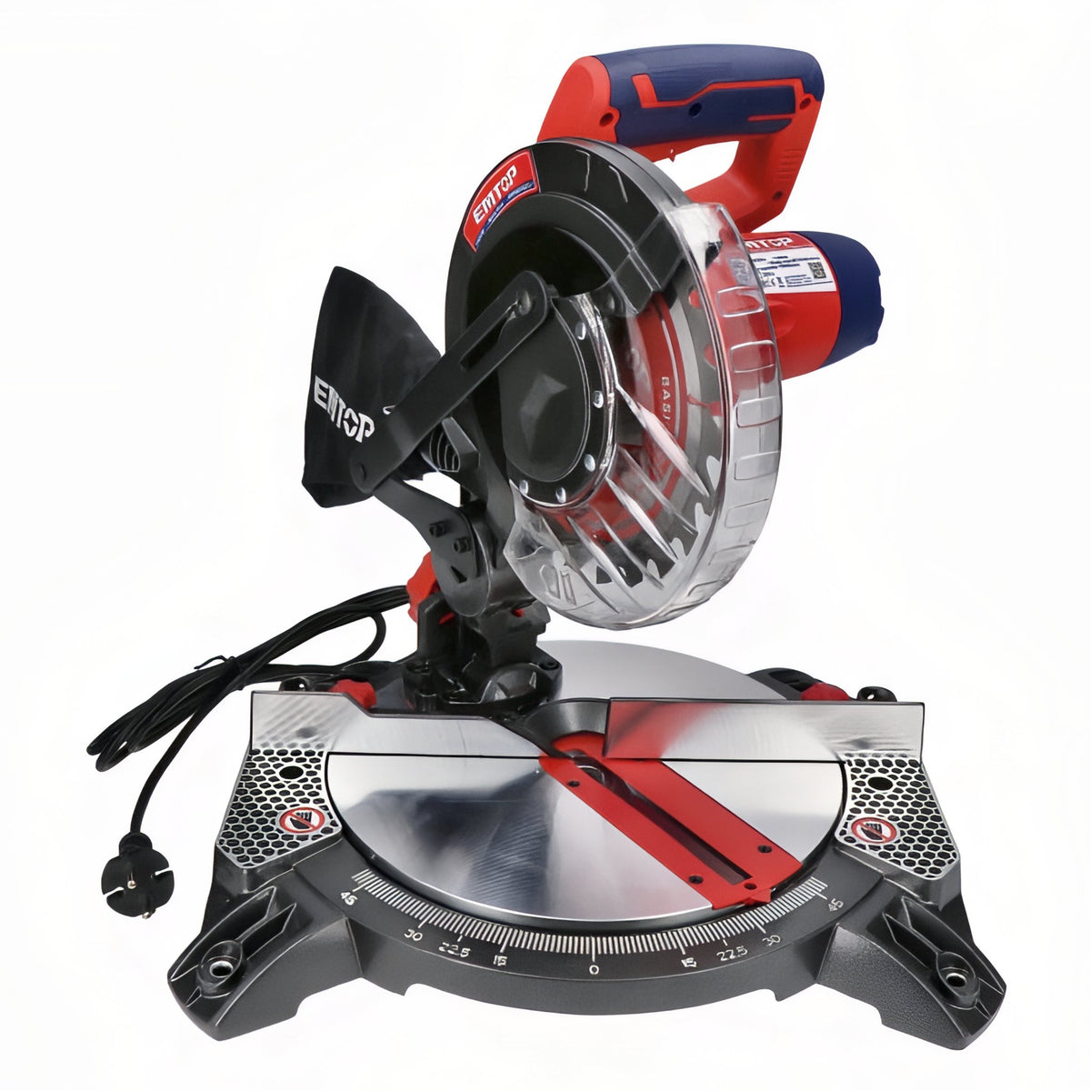 SIERRA INGLETADORA 1400W EMTOP (INCLUYE DISCO 210MM 25.4MM)
