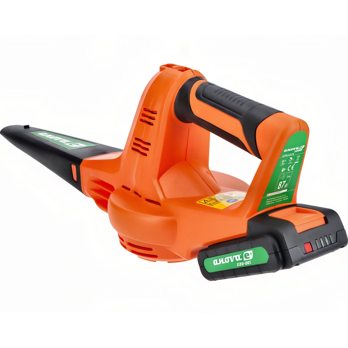 Soplador bater√ça ANOVA e-plus 20v - incluye 1 bateria 2,5ah y cargador