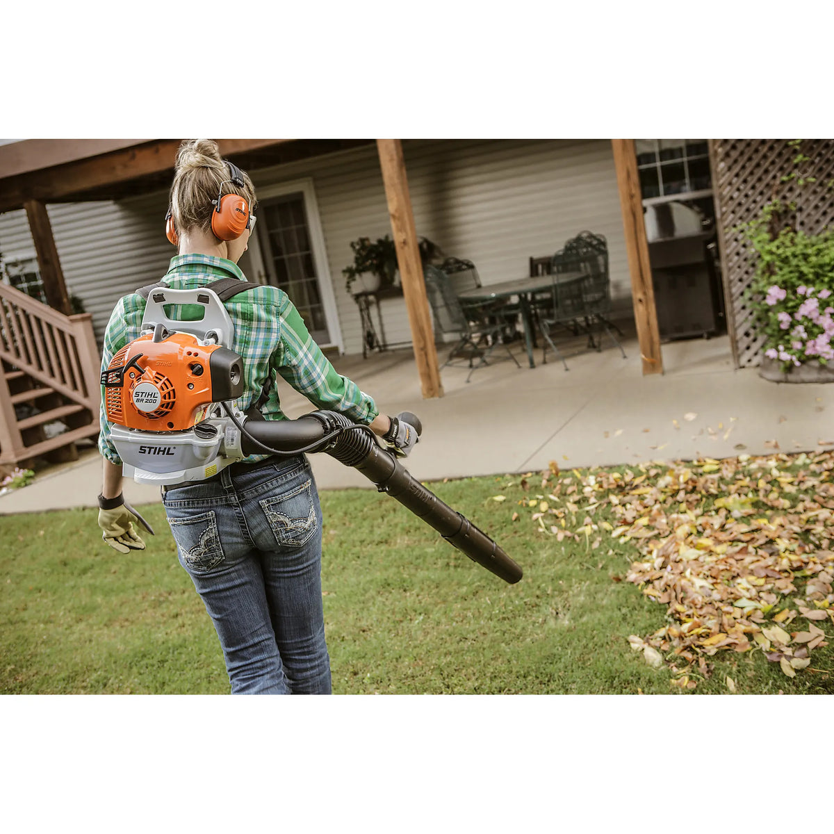 Sopladores STIHL BR 200, Soplador de mochila