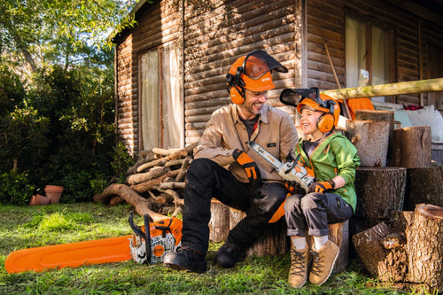 Toy MS 500 i de juguete con pilas STIHL